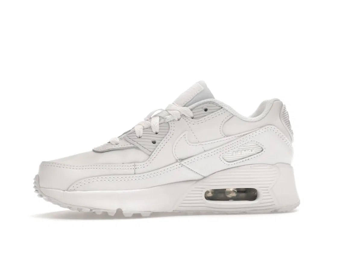 Детские кроссовки Lifestyle Nike Air Max 90, White/Metallic Silver/White/White — фото 3