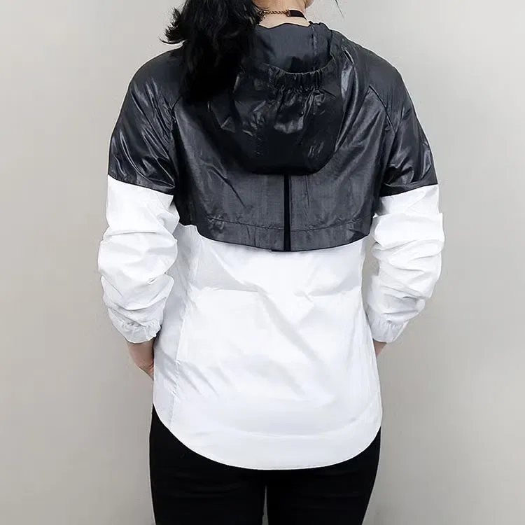 Куртка ветровка с принтом WindRunner Nike, черный — фото 3