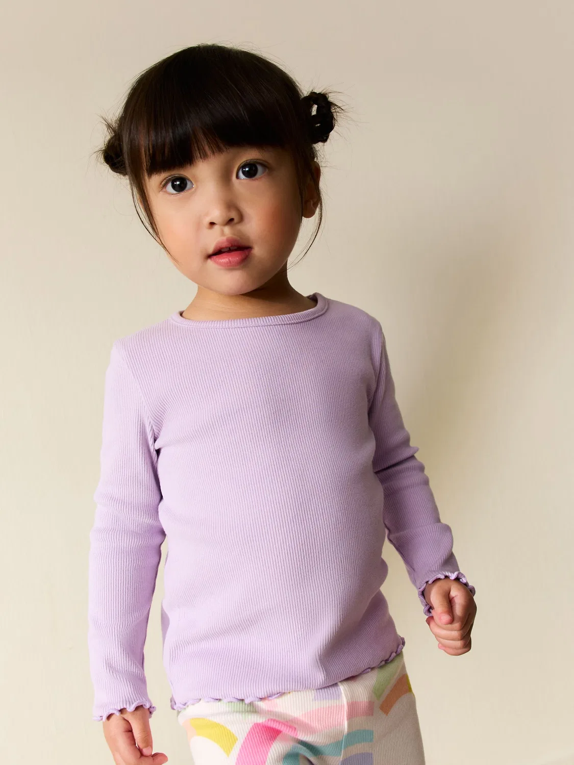 Футболка с длинным рукавом rib, Lilac Purple Next