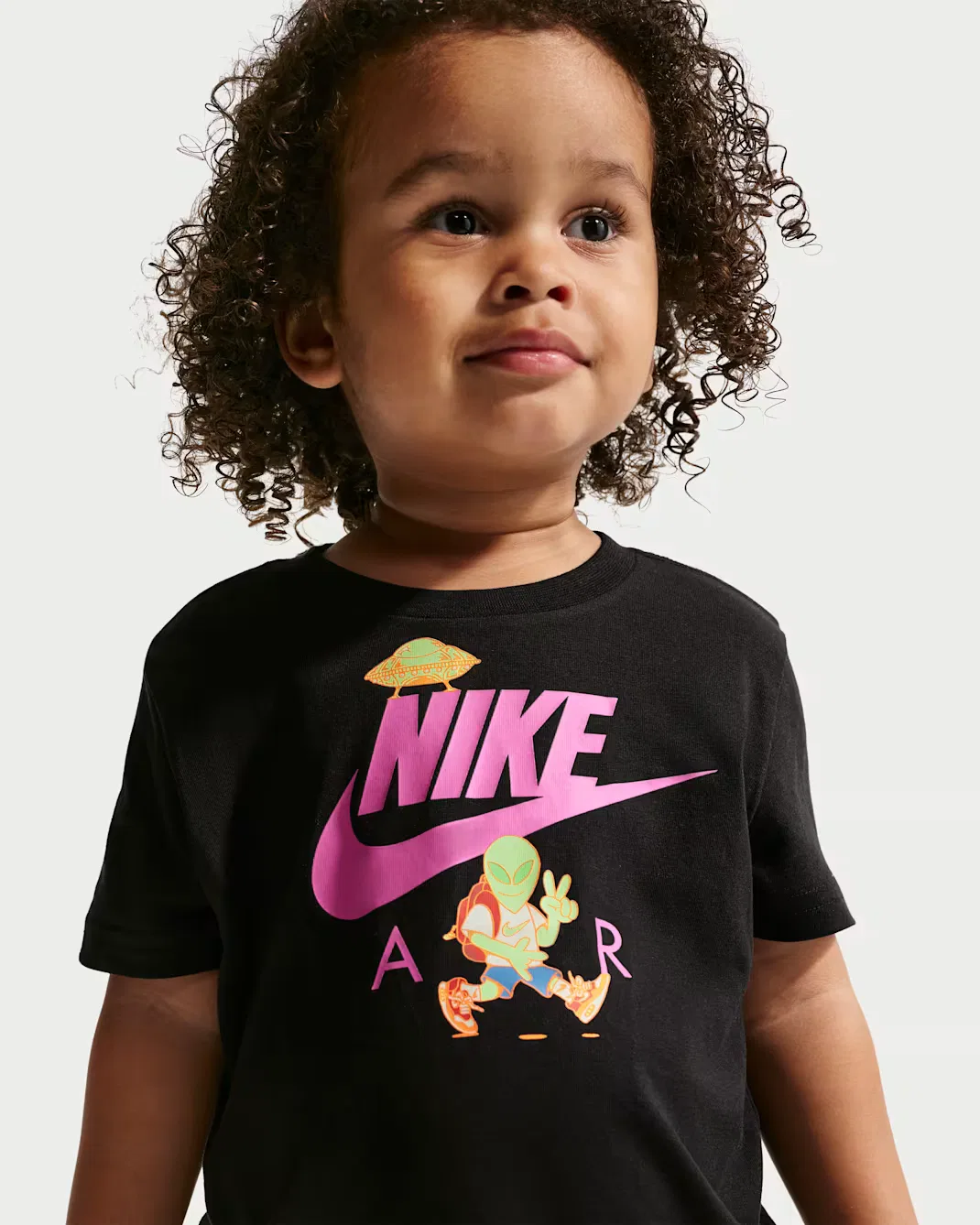 Детская футболка с инопланетянином Nike, Black — фото 3