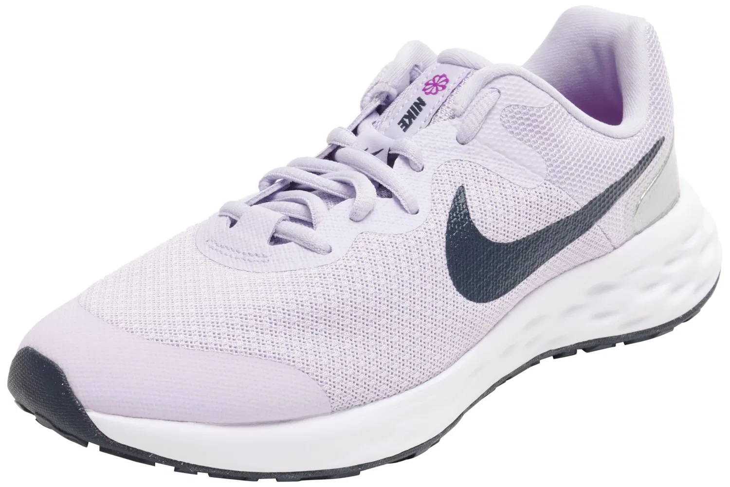 Детские кроссовки для мальчиков с мягкой амортизацией NIKE Revolution 6 NIKE, Violet Frost Thunder Blue