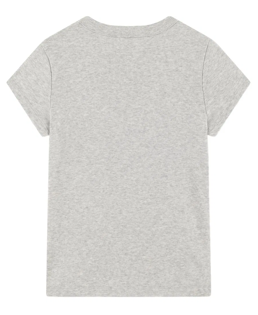 Футболка оверсайз с коротким рукавом, с принтом abercrombie kids, Light Pastel Gray — фото 2