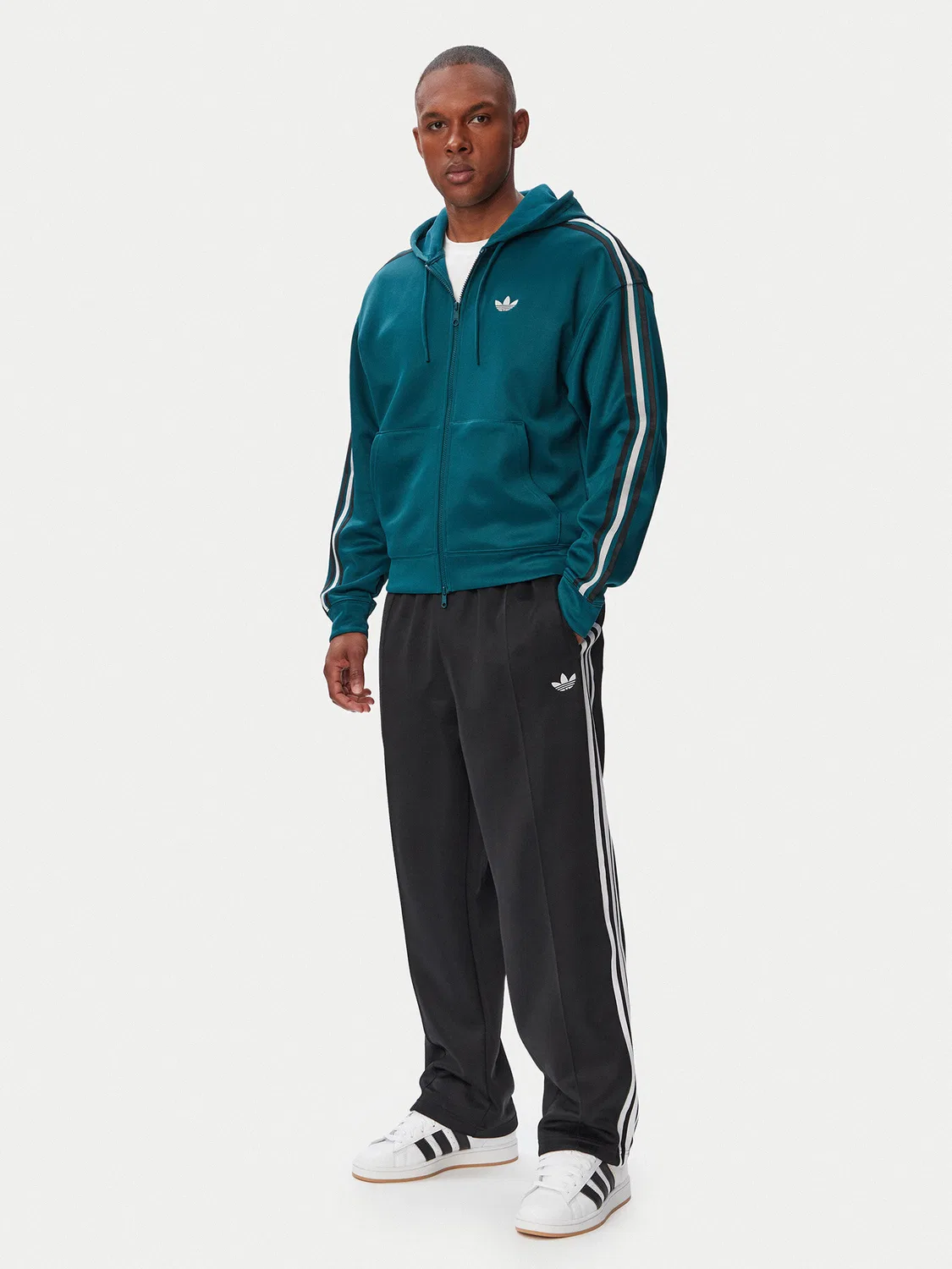 Мужские спортивные брюки свободного кроя adicolor Spacer Adidas, черный — фото 2