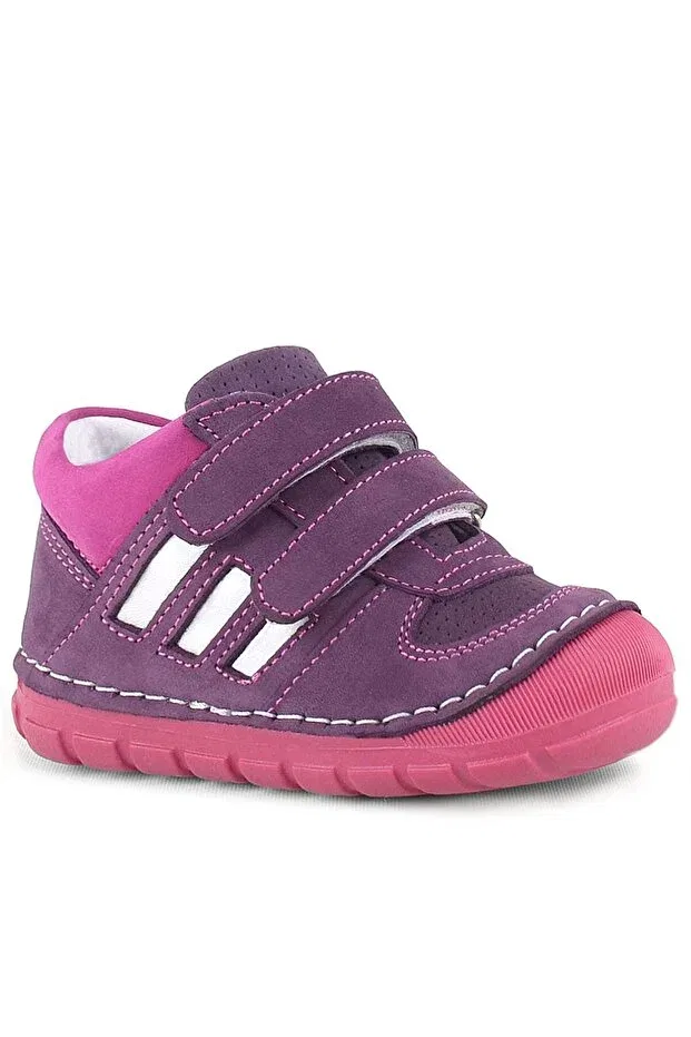 Детские туфли для девочек кожаные Grizzy Rakerplus, Purple — фото 2