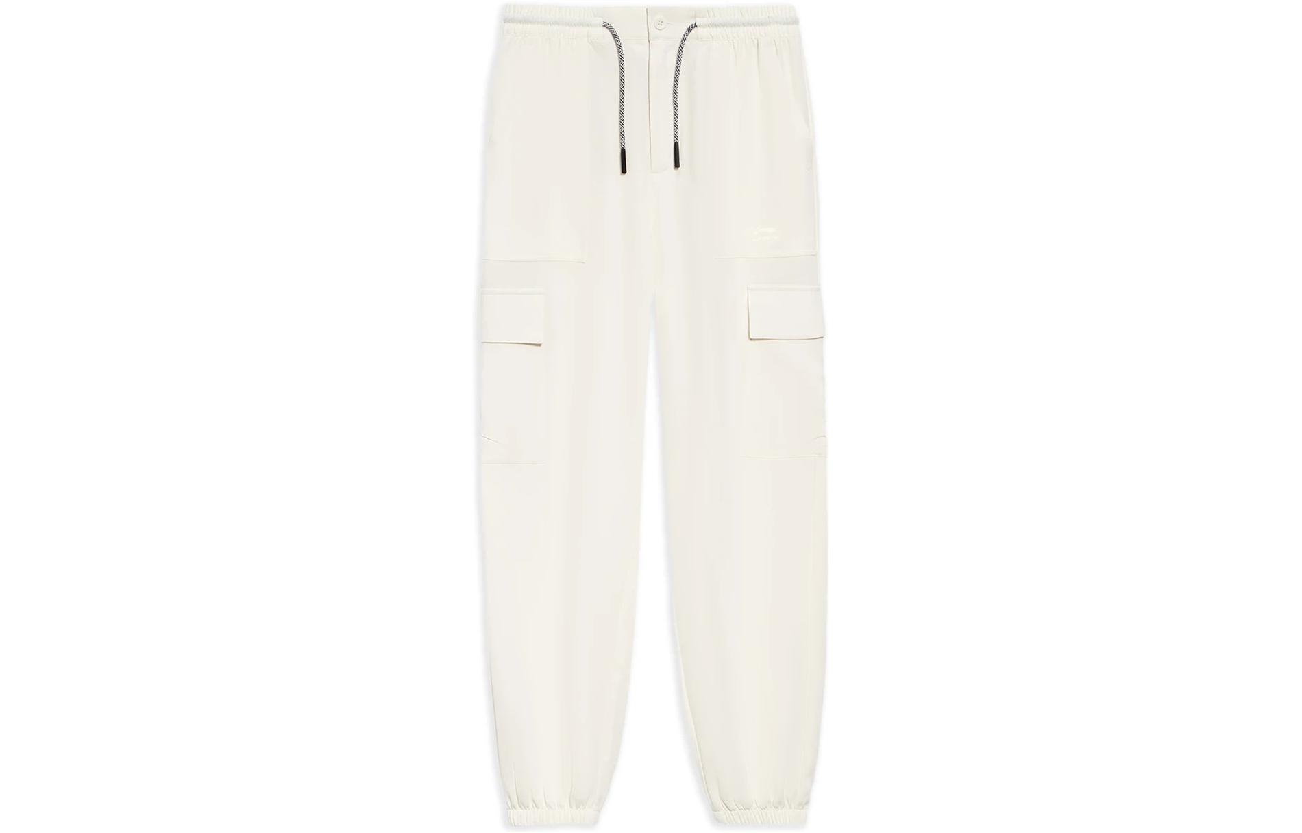 

Женские трикотажные спортивные брюки LiNing Sports Trend Series, Eggnog Gray