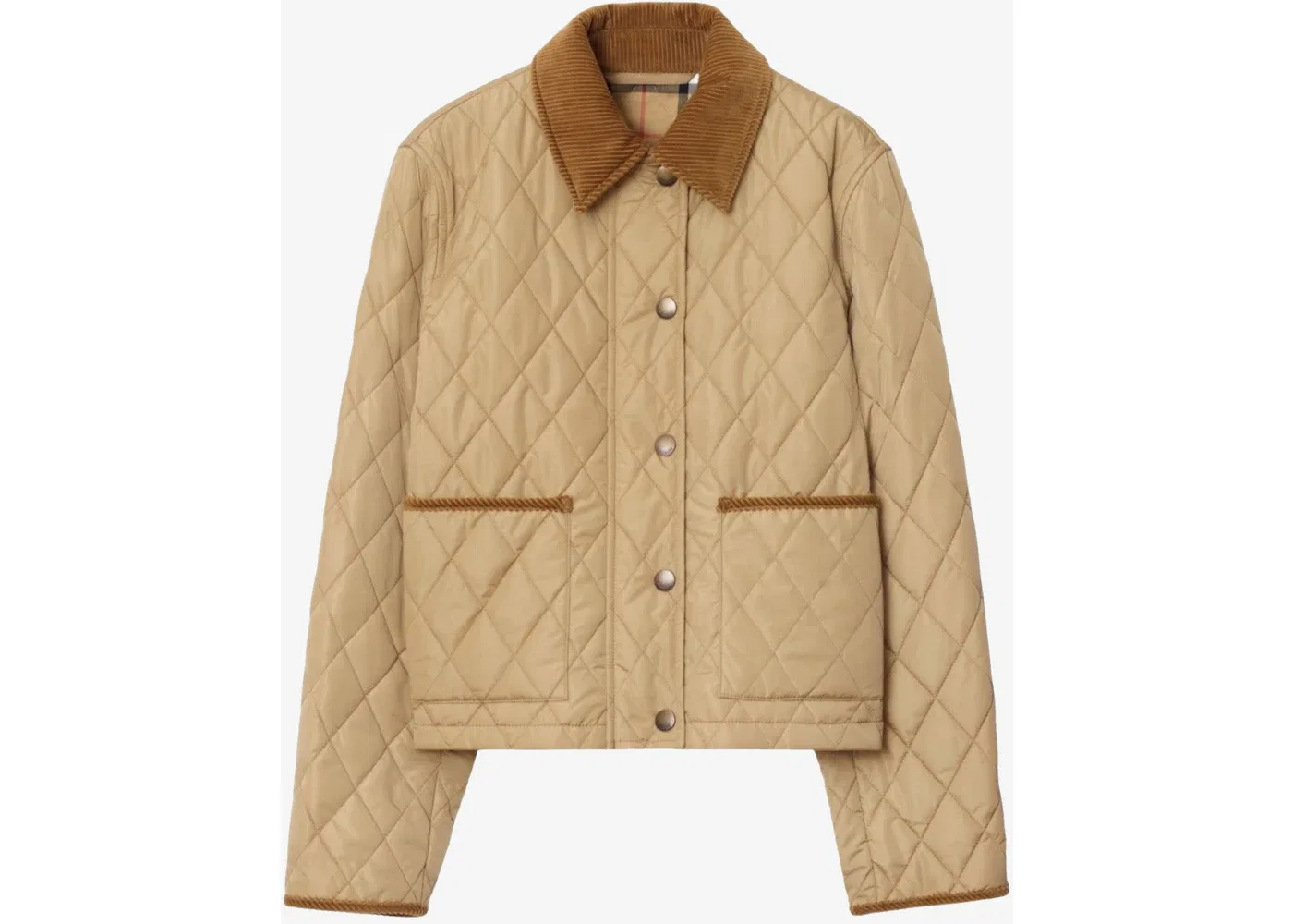 Женская рубашка с принтом Overshirt Burberry, Flaxs Check