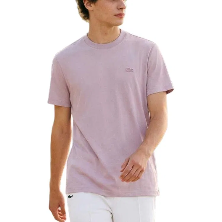 Мужская футболка с круглым вырезом LACOSTE, Z4H/Albizia Julibrissin Pollen