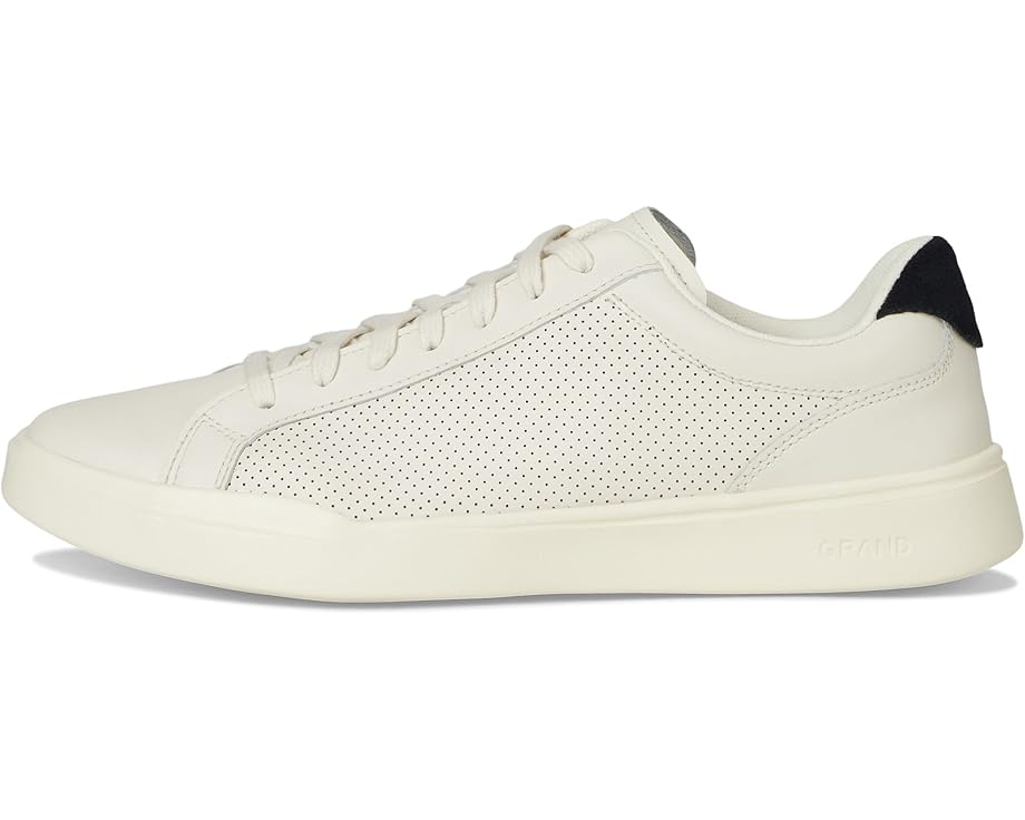 Кроссовки Cole Haan Grand Crosscourt Modern Perforated Lace To Toe Sneakers, цвет Ivory/Black — фото 4