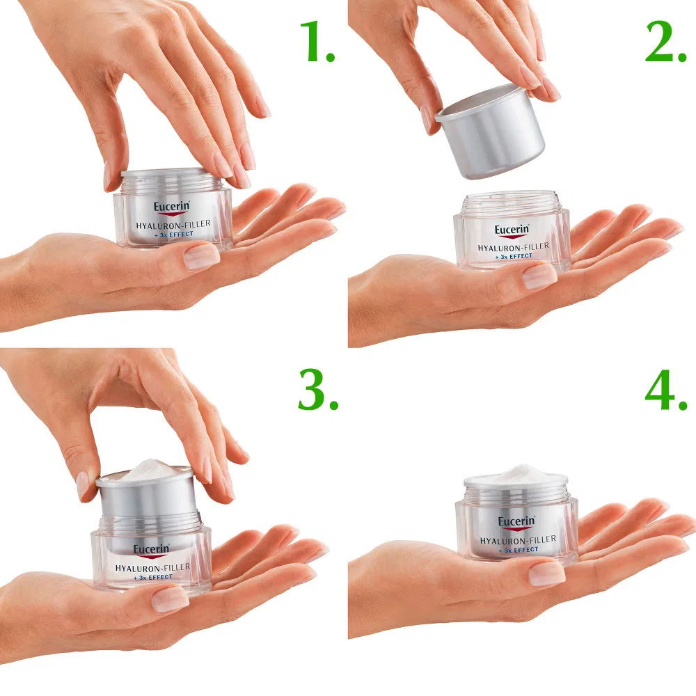 Крем для лица Hyaluron Filler день для сухой кожи SPF15 Eucerin, 50 мл — фото 2