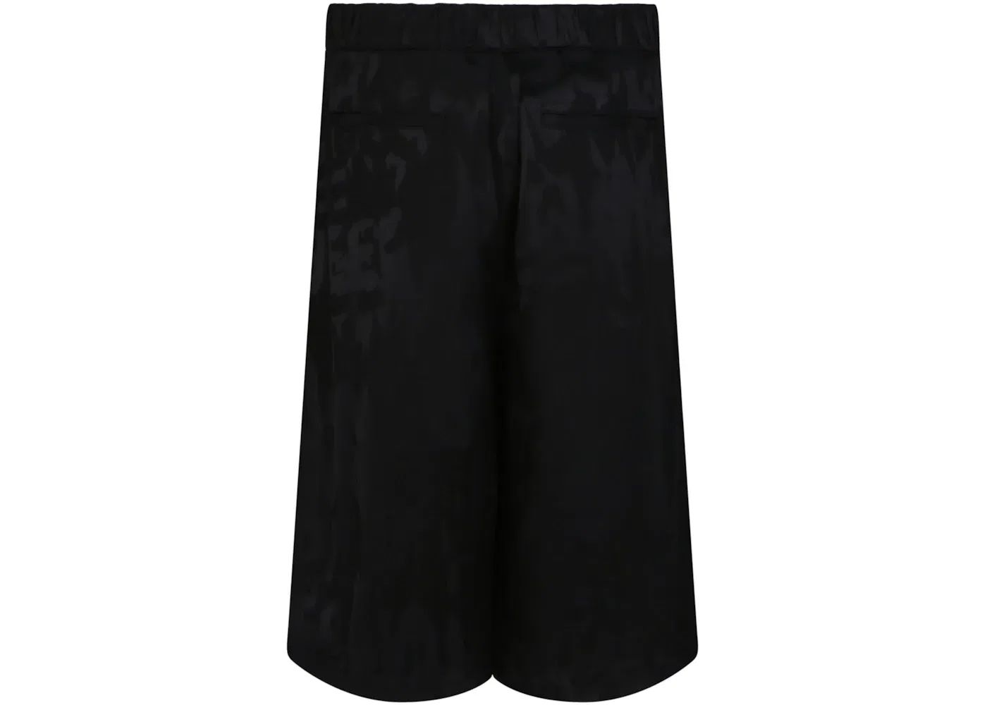 Мужские шорты с принтом Alexander McQueen Logo Jacquard Shorts, Black Black — фото 2