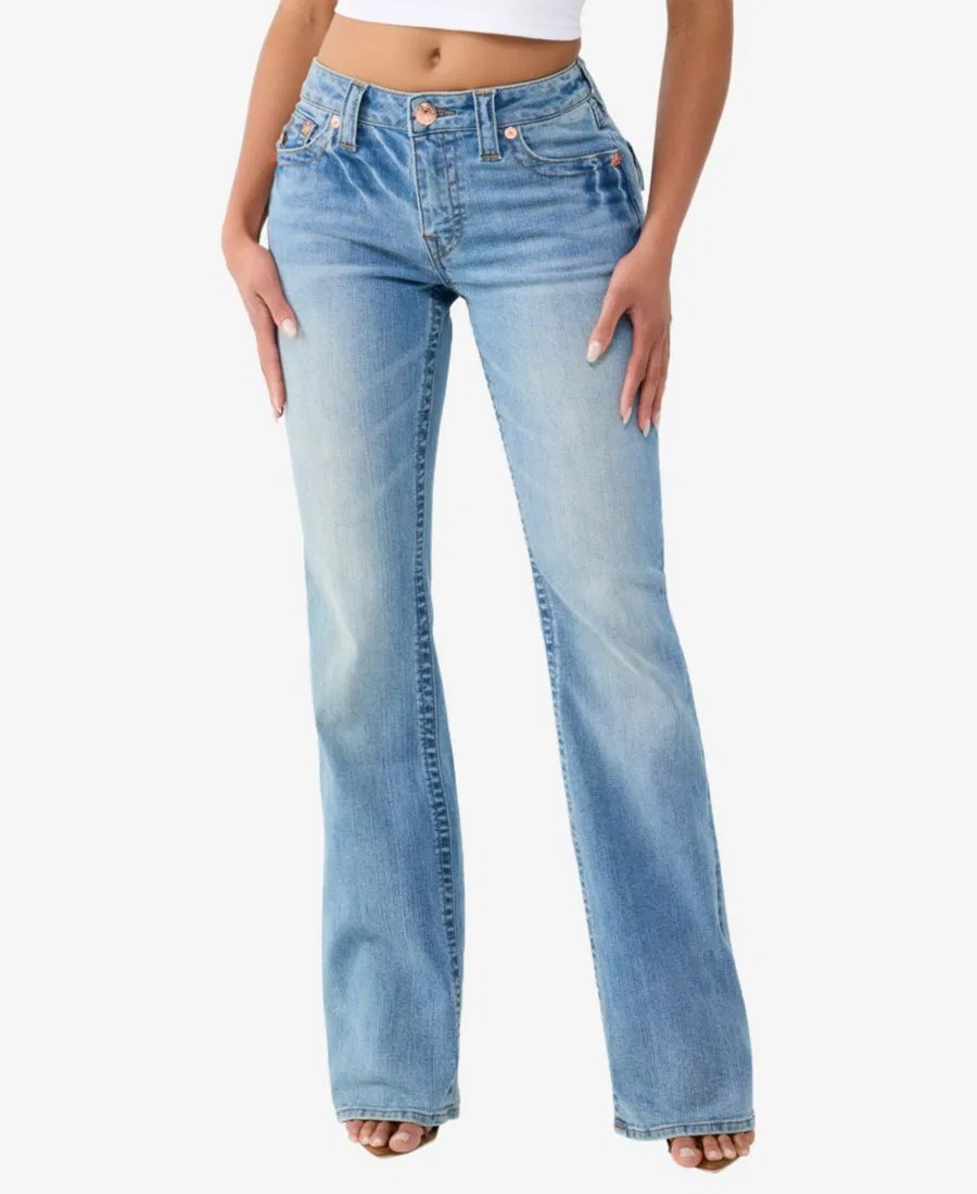 Джинсы клеш с завышенной талией, Becca True Religion, Baja Horizon