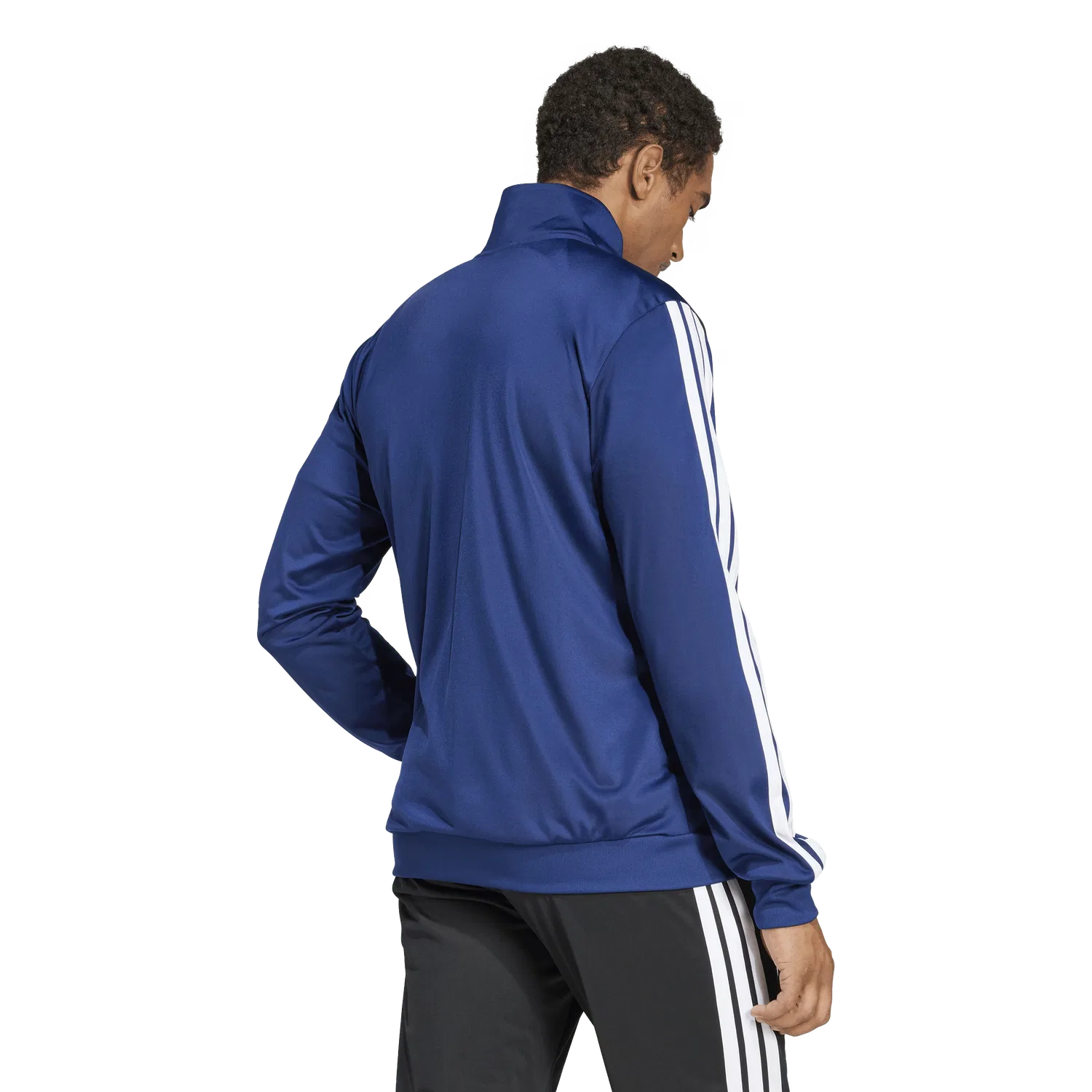 Мужская тренировочная куртка с застежкой-молнией Adidas, синий — фото 3