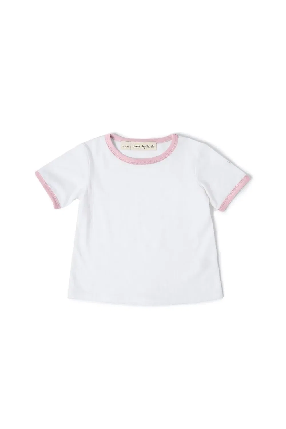 Детская футболка с коротким рукавом Jack Dotty Dungarees, Pink