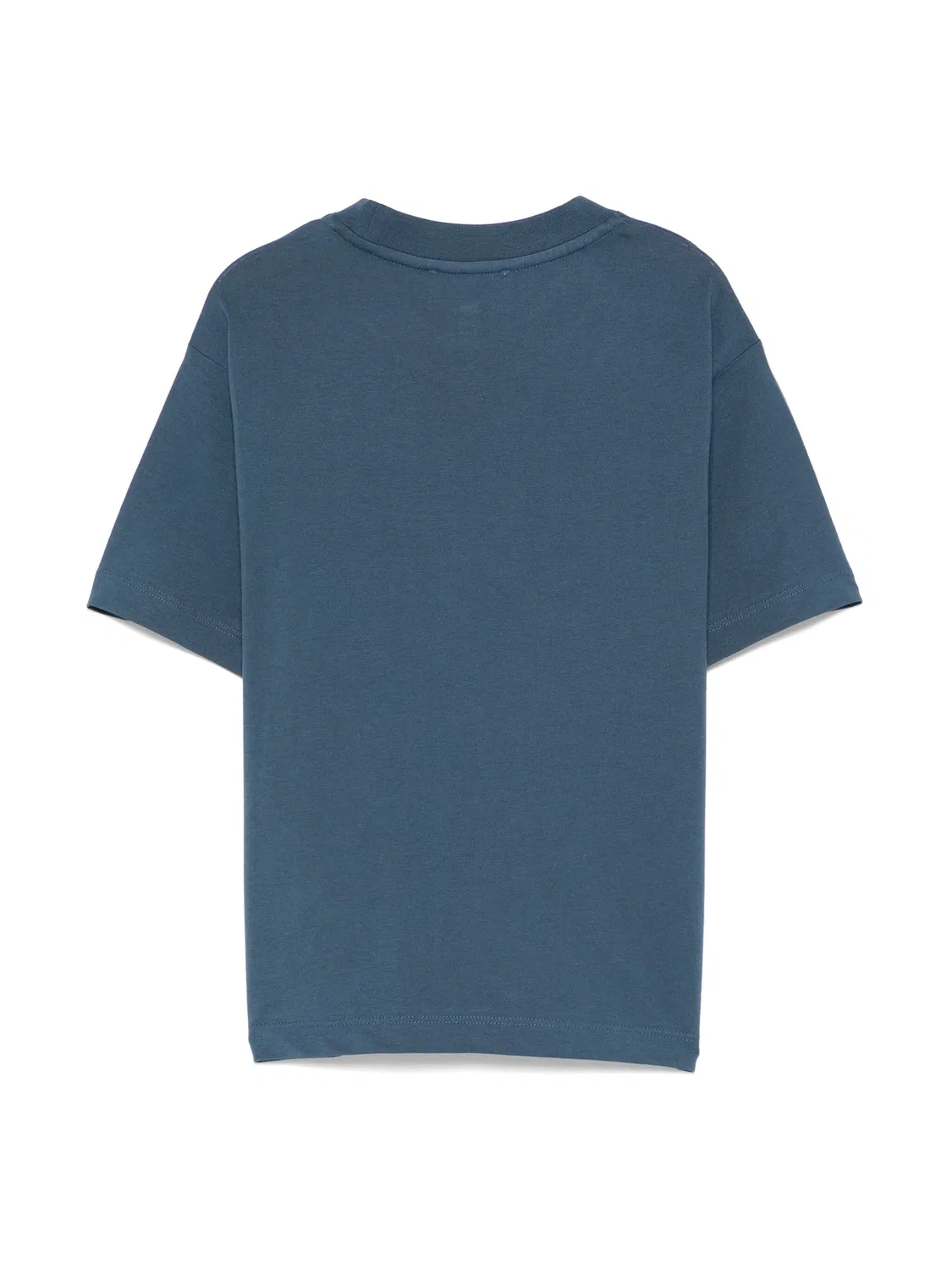 Emporio Armani Футболка из 100% хлопка синего цвета для мальчиков — фото 3