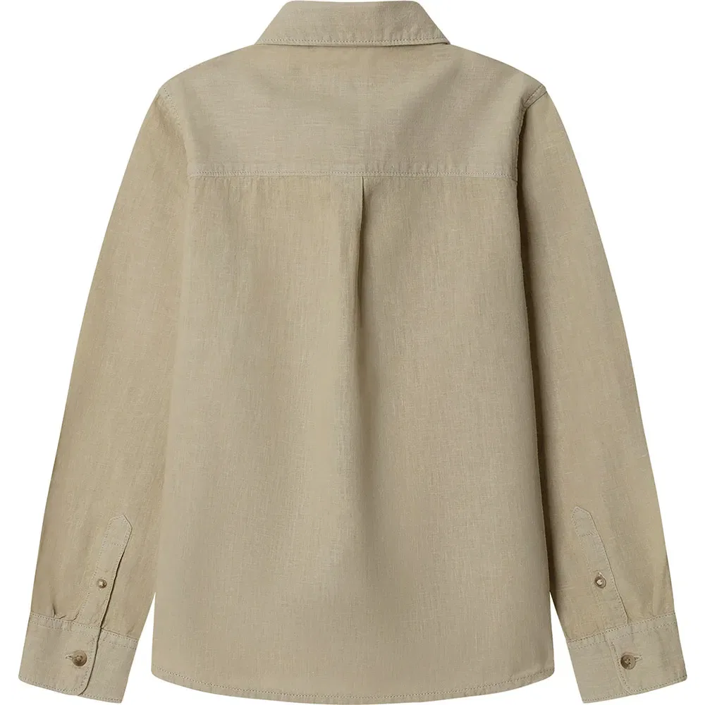 Детская рубашка с длинным рукавом Daniel Pepe jeans, Beige — фото 2