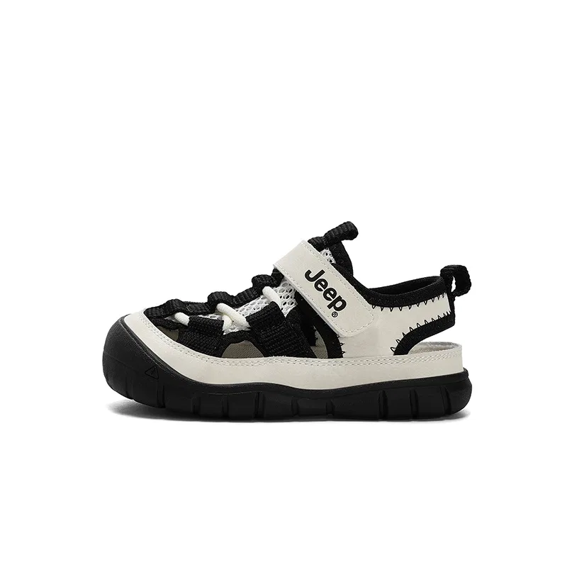 Детские сандалии с закрытым носком Jeep Explorer 2.0 Low top Sandal Kids', Цвет: прозрачно-голубой / розовый шиповник — фото 3