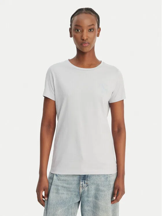 Футболка slim fit C_Elove_4 Boss, светло-голубой