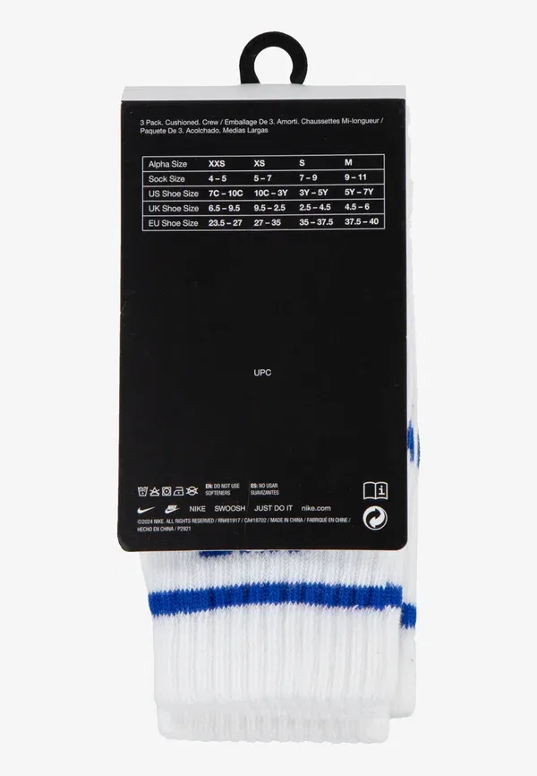 Носки комплект 3 пары Nike Sportswear, белый/темно-синий — фото 4