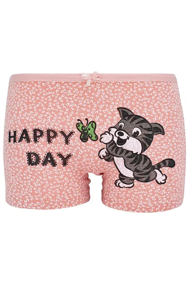 Детские трусы-боксеры для девочек с принтом Naughty Cats Biyokids, Multicolor — фото 3