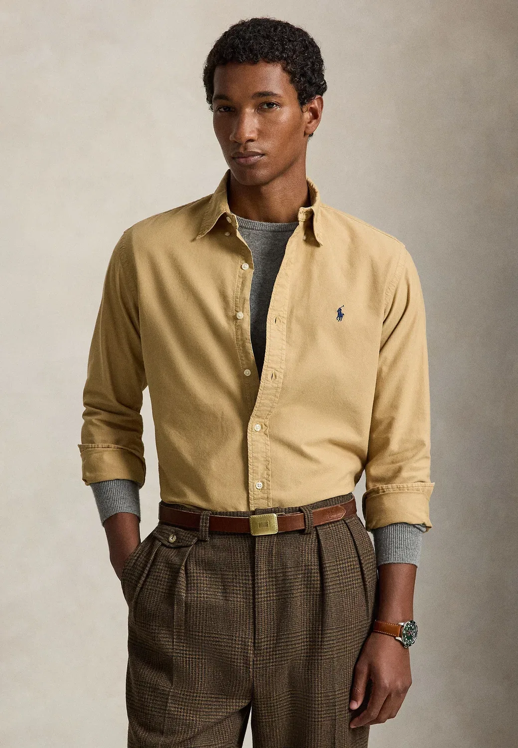 Рубашка Polo Ralph Lauren, Classic Camel