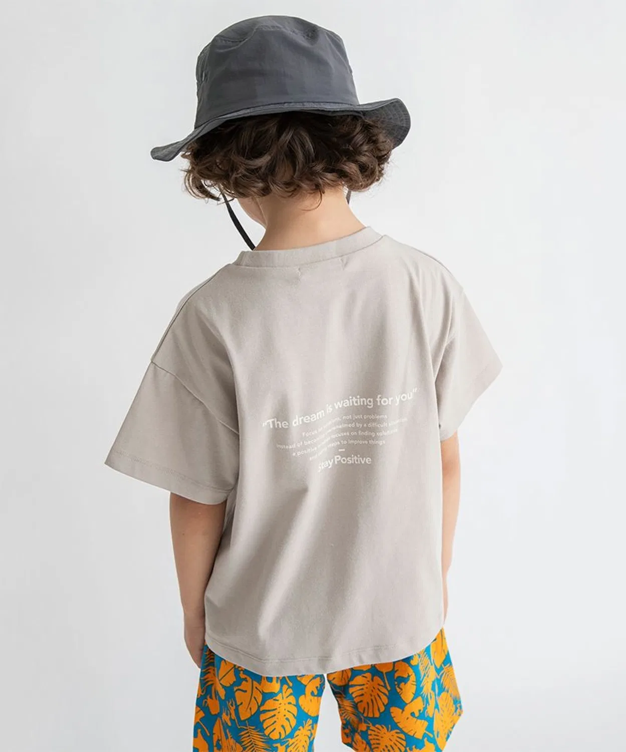 Детская футболка с коротким рукавом Raylock Branshes, Greyish Beige