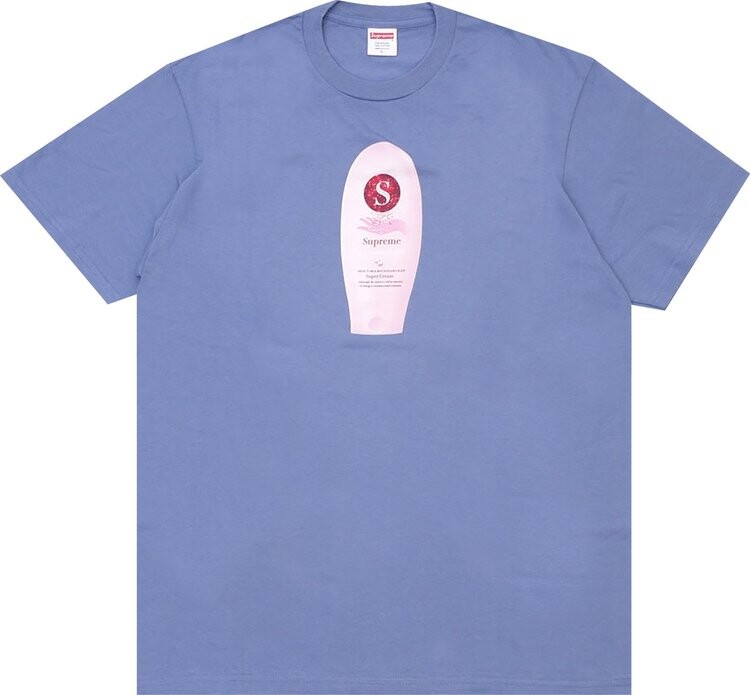 

Футболка Supreme Super Cream Tee 'Slate', синий