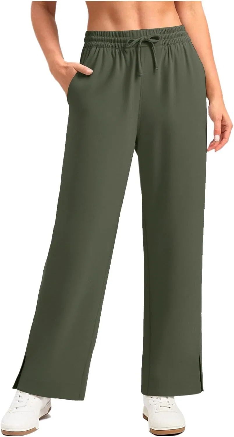Женские широкие плавательные штаны с UPF 50, Army Green