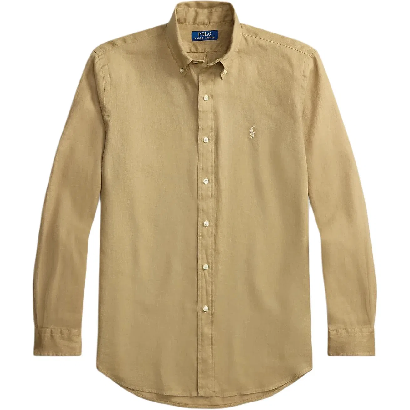 Мужская рубашка-поло с воротником Khaki Polo Ralph Lauren, Khaki