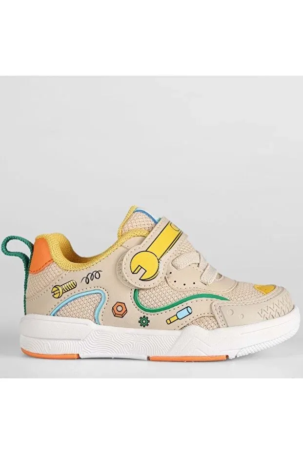Детские спортивные туфли для девочек ортопедические Vicco, Beige — фото 3