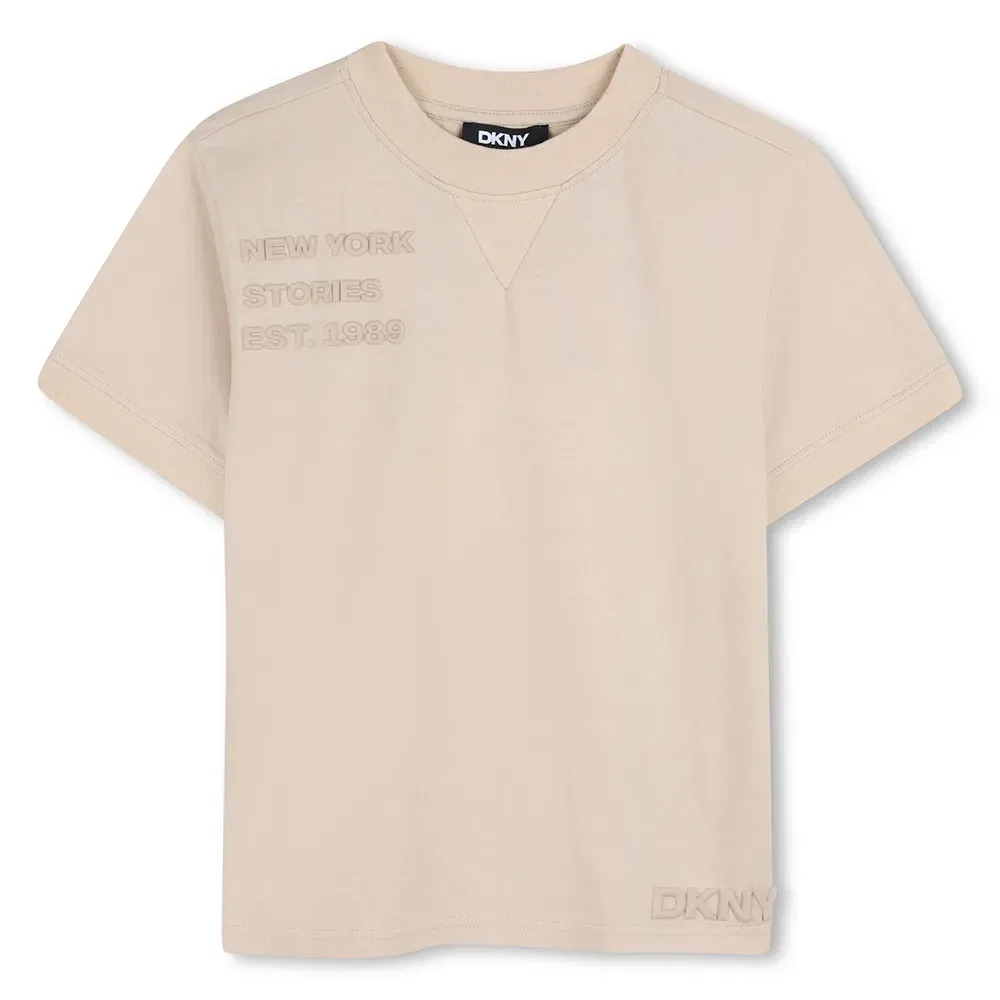 Футболка с коротким рукавом DKNY, бежевый