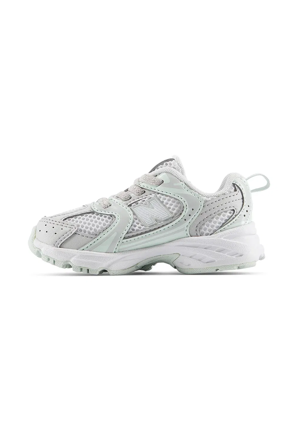 530 кроссовок унисекс New Balance, Grey Matter / Mint Water