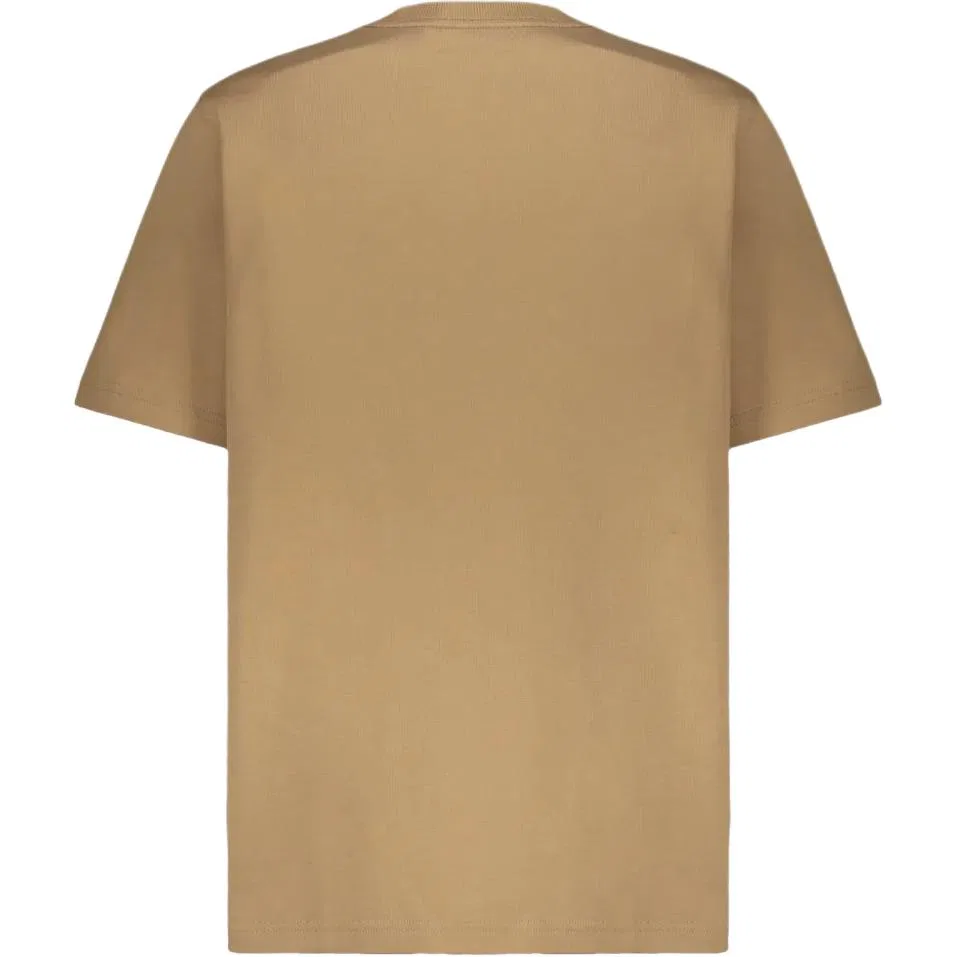 Женская футболка с круглым вырезом Beige Burberry — фото 3