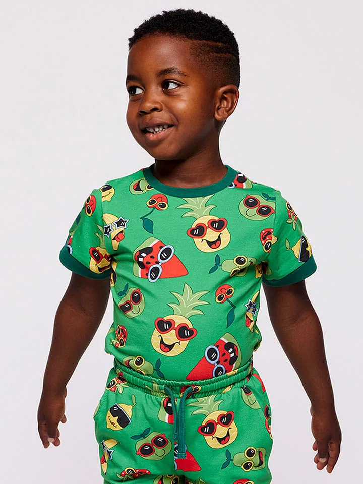 Футболка с принтом Elstar Småfolk, зеленый — фото 4