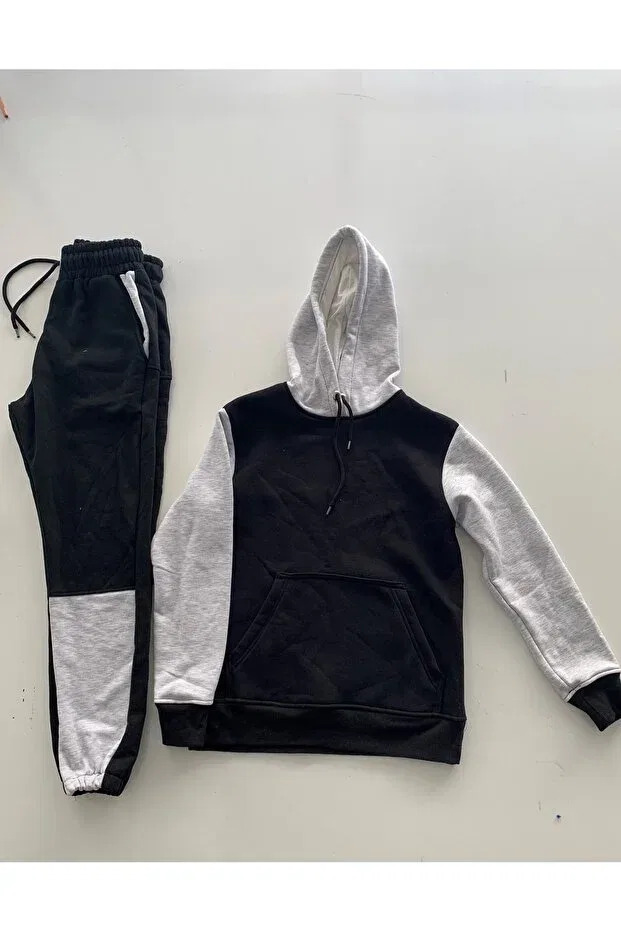 Детский спортивный костюм для девочек хлопковый Pla Store, Gray