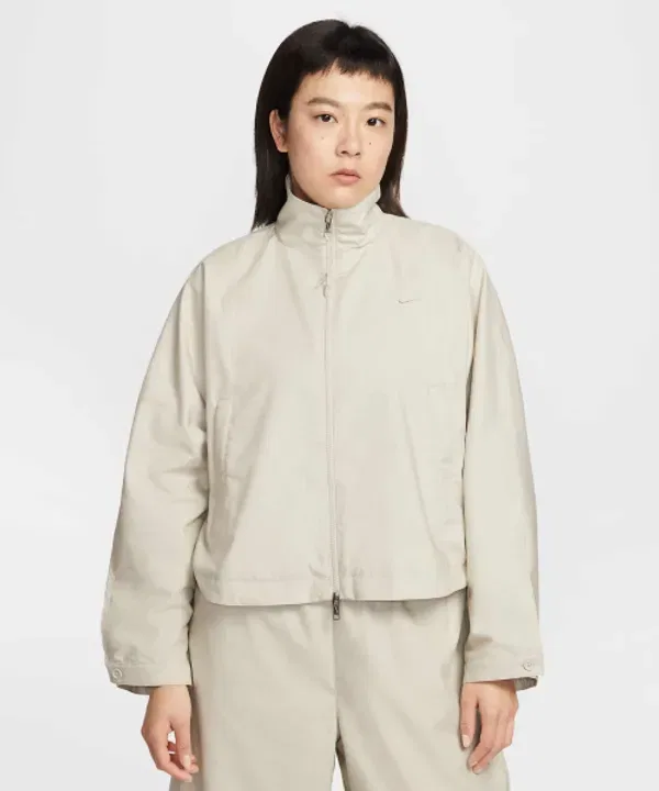 Тренировочная куртка Nike Sportswear Oversize Woven, Light Bone Heather, женская