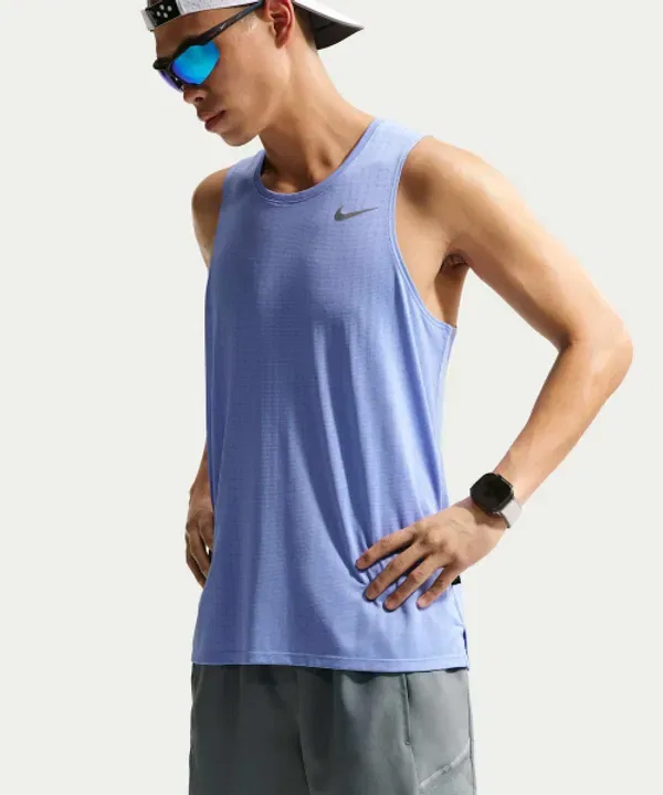 Шорты для бега с подкладкой, Dry Fit, Nike, серый дымчатый — фото 4
