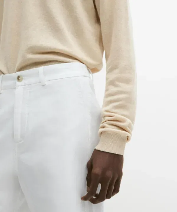 Шорты льняные бермуды Massimo Dutti — фото 4