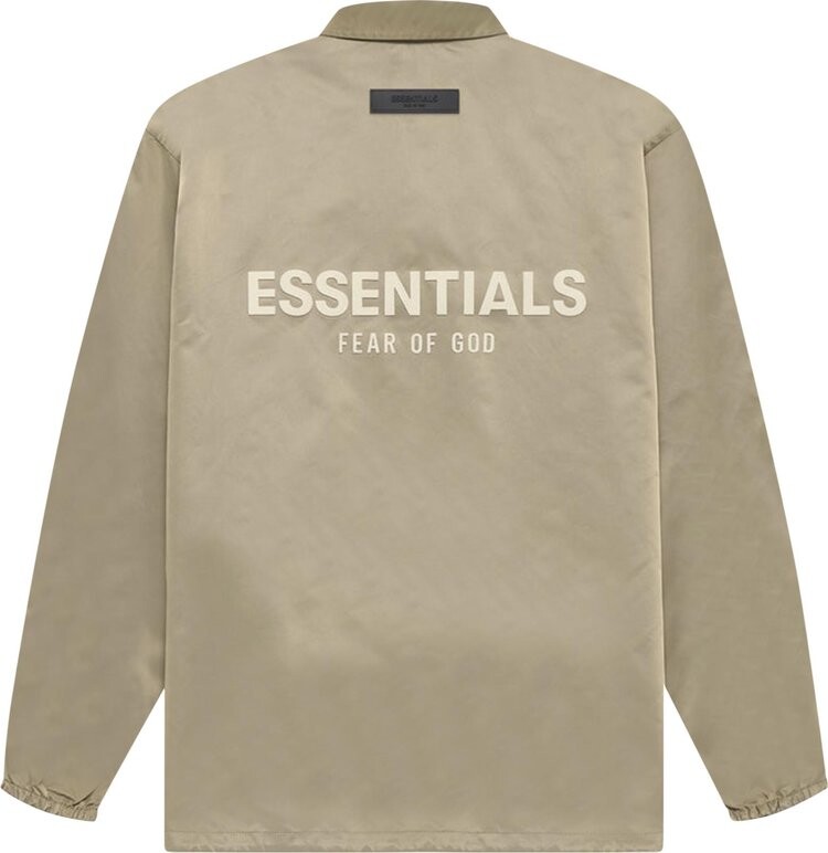 Куртка Fear of God Essentials Coaches Jacket 'Oak', зеленый — фото 3