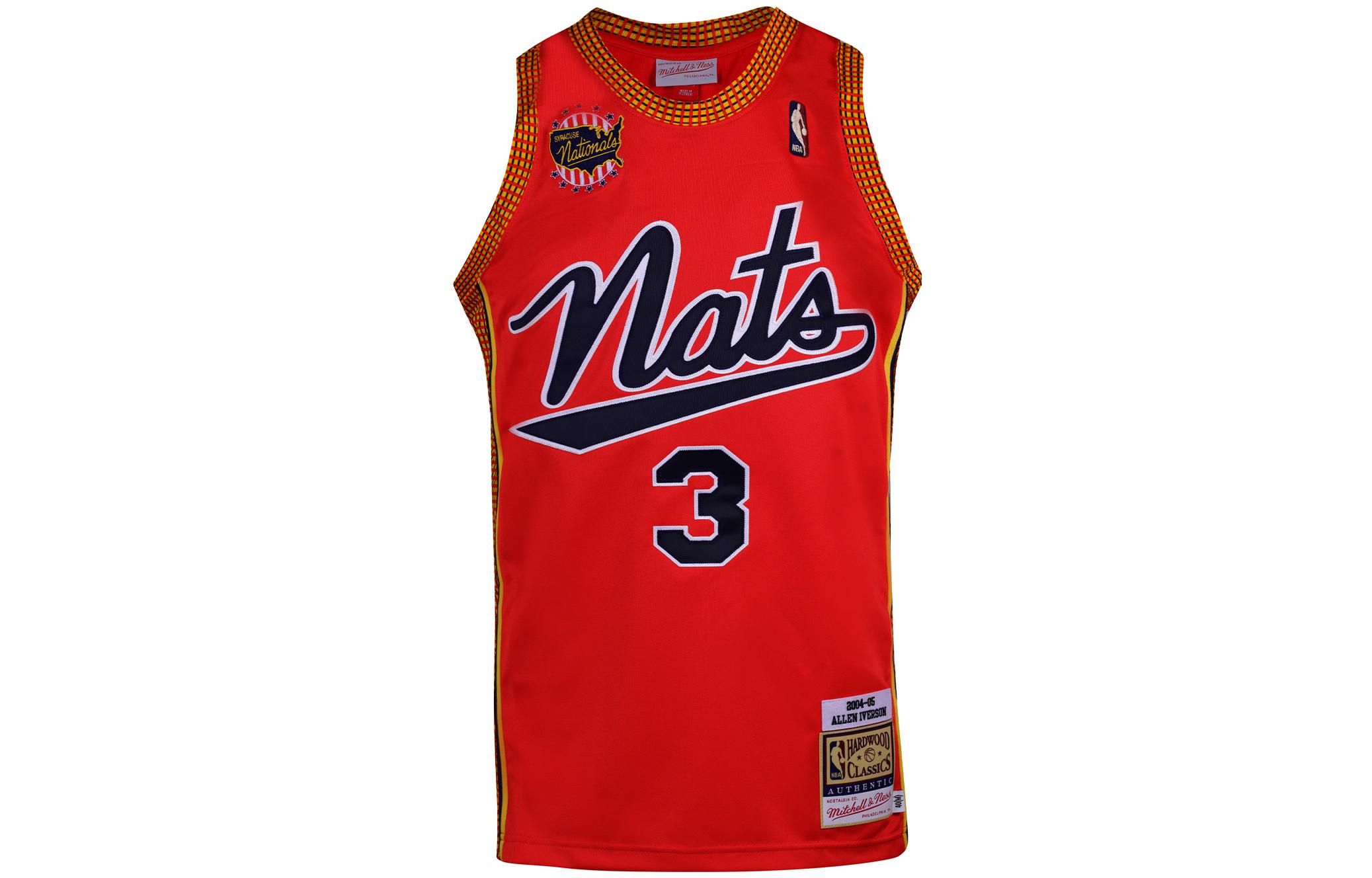 

Футболка баскетбольная Mitchell & Ness 'NBA Philadelphia 76ers 2004 Allen Iverson' Mitchell Ness красная