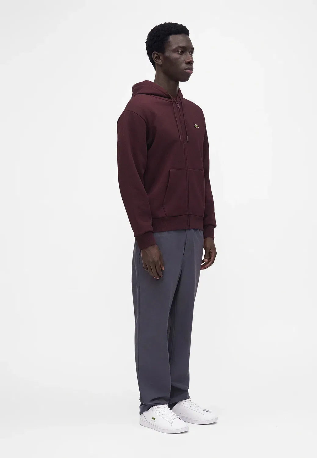 Унисекс - толстовка на молнии Lacoste, Oxalis — фото 4