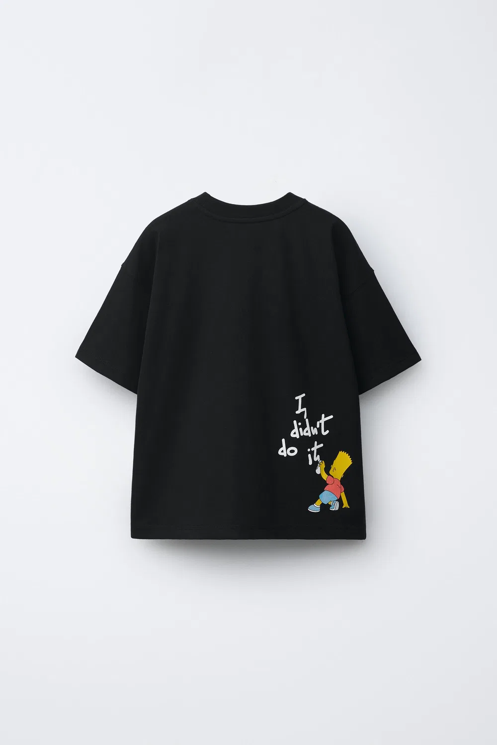 Футболка Мэтта Гроенинга из мультсериала «Симпсоны» ZARA, Black — фото 2
