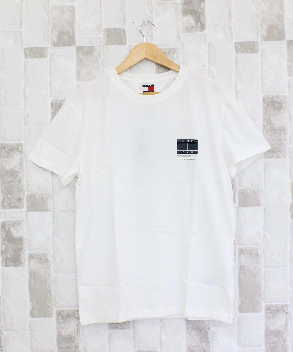 Мужская футболка с принтом TOMMY JEANS REG DNA Graphic Tee Ext TOMMY HILFIGER, White
