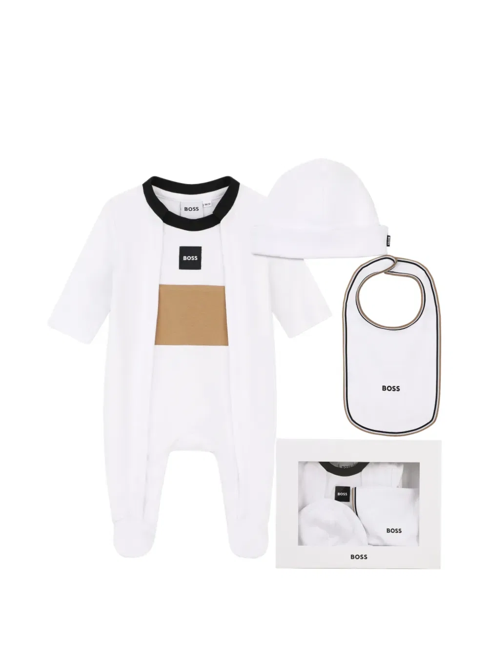 Комплект для новорожденных BOSS Kidswear, белый