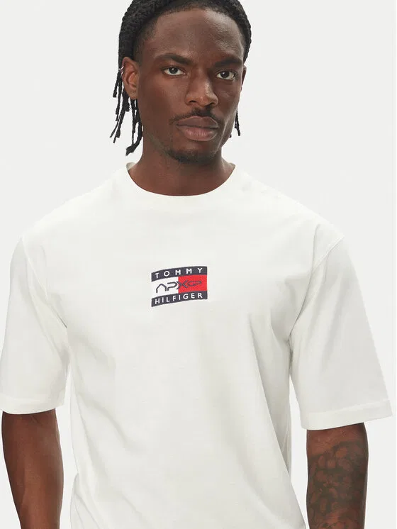 Футболка regular fit F1 Movie Tommy Hilfiger, белый — фото 4