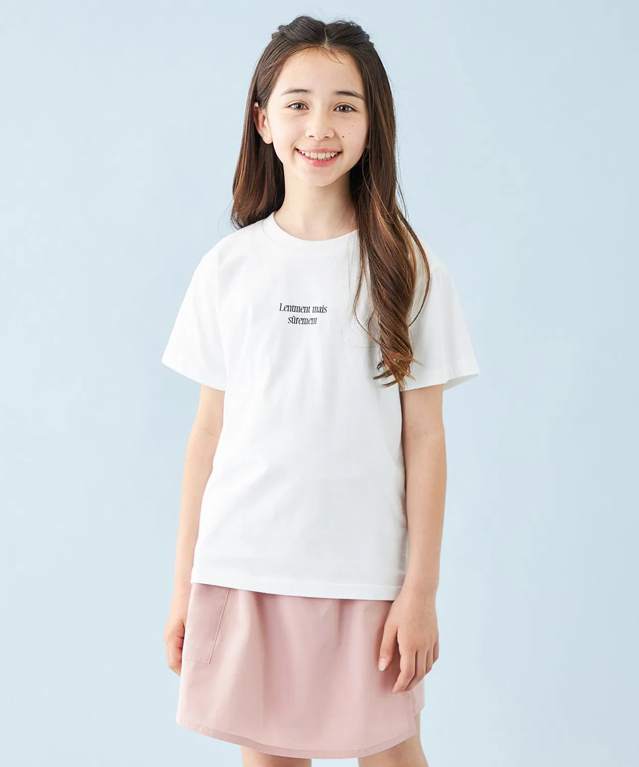 Детская юбка-штаны с водоотталкивающей пропиткой FINE MOVE Wrap Skort UNFILO, Pink — фото 4