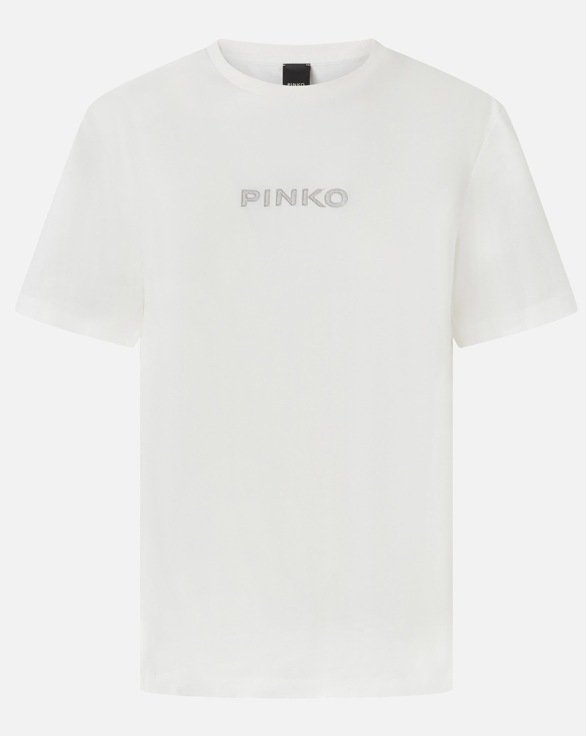 

Футболка Pinko Rhinestone logo, белый
