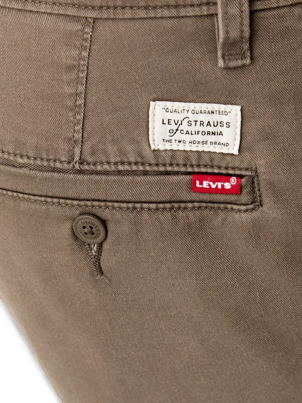 Чино-шорты с логотипом XX Levi'S, коричневый — фото 4