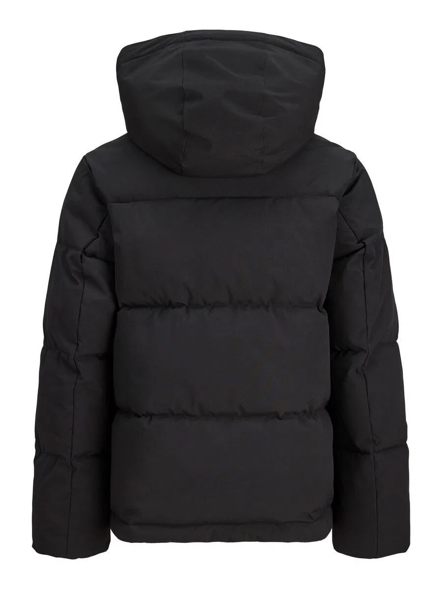 Детская куртка Jack & Jones Junior для межсезонья, черная — фото 3