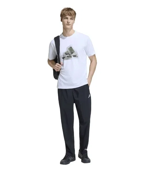 Мужская футболка с принтом Climacool Camo Modern Logo Graphic Adidas, Белый — фото 3