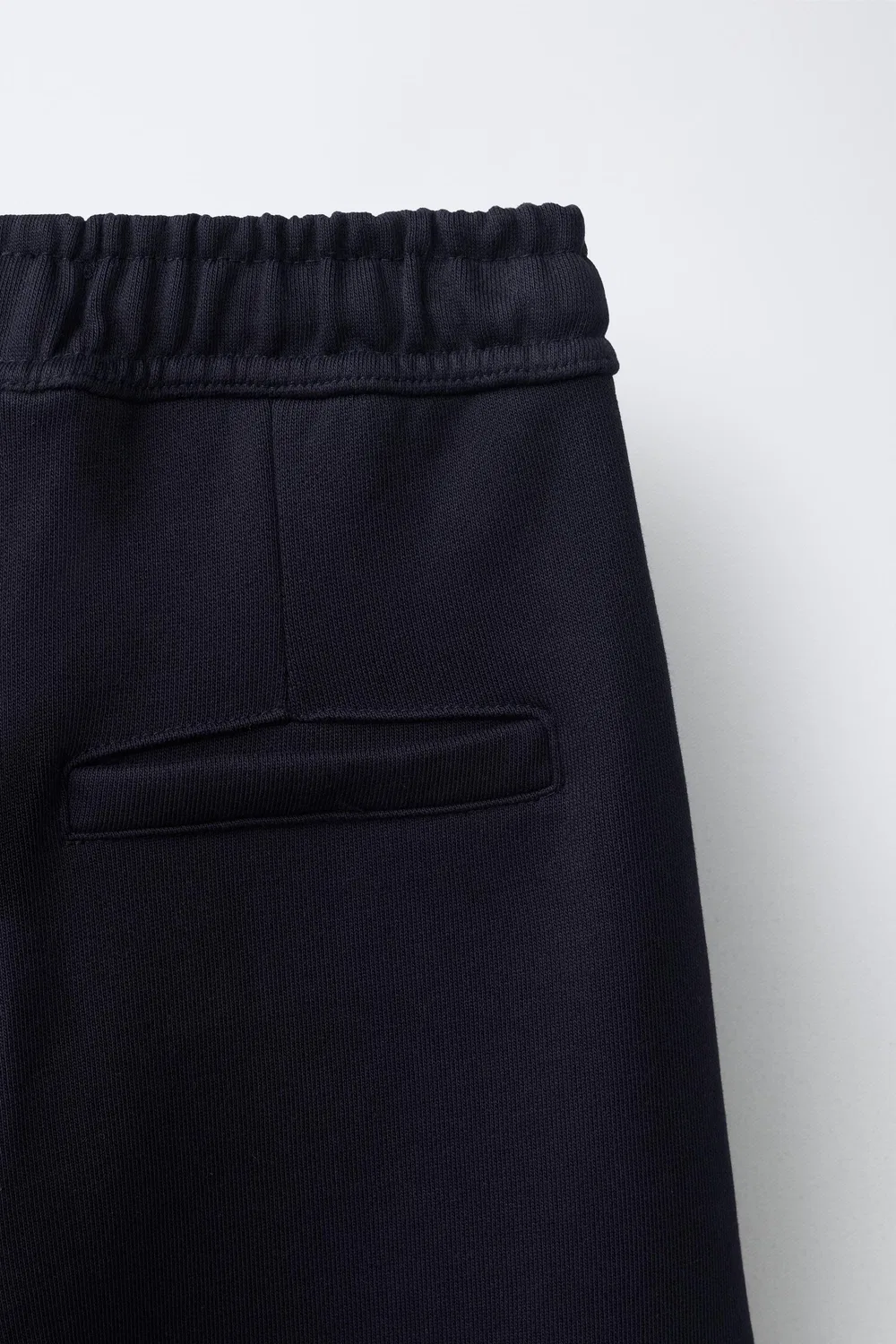 Свободные плюшевые брюки ZARA, Dark navy — фото 4